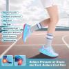 imageOrthopedic Road Running Shoes for Womens Comfortable Casual Arch Support Plantar Fasciitis Flat Feet Tennis Walking Shoes Orthotic Supportive Athletic Sports Sneakers for Foot Heel Pain ReliefW2sky Blue