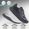 imageOrthopedic Road Running Shoes for Womens Comfortable Casual Arch Support Plantar Fasciitis Flat Feet Tennis Walking Shoes Orthotic Supportive Athletic Sports Sneakers for Foot Heel Pain ReliefW1black