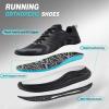 imageOrthopedic Road Running Shoes for Womens Comfortable Casual Arch Support Plantar Fasciitis Flat Feet Tennis Walking Shoes Orthotic Supportive Athletic Sports Sneakers for Foot Heel Pain ReliefW1black