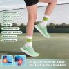 imageOrthopedic Road Running Shoes for Womens Comfortable Casual Arch Support Plantar Fasciitis Flat Feet Tennis Walking Shoes Orthotic Supportive Athletic Sports Sneakers for Foot Heel Pain ReliefW3light Green