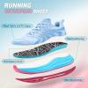 imageOrthopedic Road Running Shoes for Womens Comfortable Casual Arch Support Plantar Fasciitis Flat Feet Tennis Walking Shoes Orthotic Supportive Athletic Sports Sneakers for Foot Heel Pain ReliefW2sky Blue