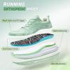 imageOrthopedic Road Running Shoes for Womens Comfortable Casual Arch Support Plantar Fasciitis Flat Feet Tennis Walking Shoes Orthotic Supportive Athletic Sports Sneakers for Foot Heel Pain ReliefW3light Green