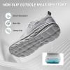 imageMens Orthopedic Diabetic Wide Running Shoes Comfortable Arch Support Plantar Fasciitis Sports Sneakers Casual Swollen Orthotic Work Tennis Walking Shoes for Foot and Heel Pain ReliefK2gray