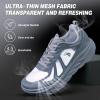 imageMens Orthopedic Diabetic Wide Running Shoes Comfortable Arch Support Plantar Fasciitis Sports Sneakers Casual Swollen Orthotic Work Tennis Walking Shoes for Foot and Heel Pain ReliefK2gray