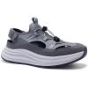 imageMens Orthopedic Close Toes Hiking Sandals Plantar Fasciitis Arch Support Adjustable Hook Loop Strap Athletic Sport Shoes Comfortable Casual Camping Waterproof Summer Walking SandalsW2grey