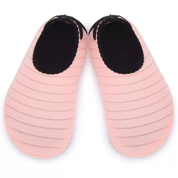 LRUN Baby Water Shoes Barefoot Skin Aqua Sock Swim Shoes for Beach Swim Pool Infant Swim ShoesApricot