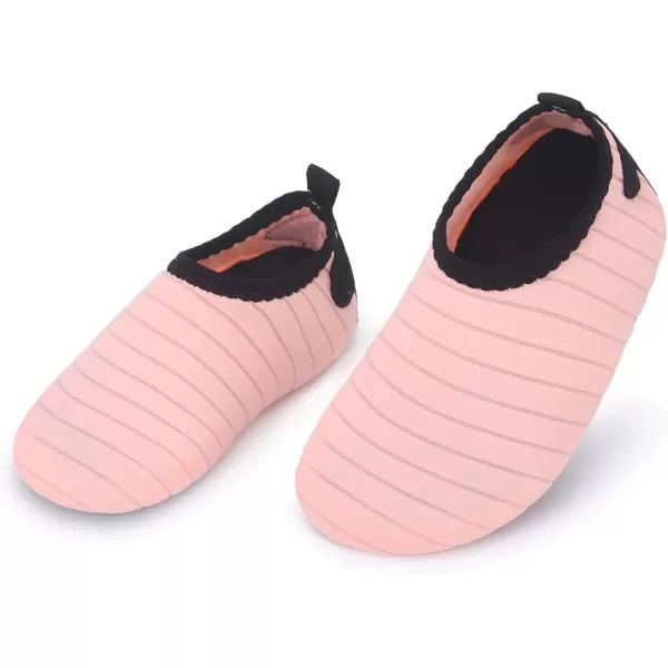 LRUN Baby Water Shoes Barefoot Skin Aqua Sock Swim Shoes for Beach Swim Pool Infant Swim ShoesApricot