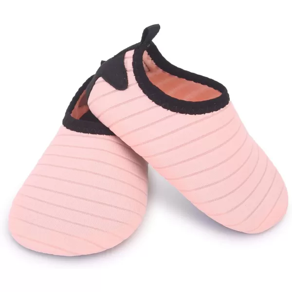 LRUN Baby Water Shoes Barefoot Skin Aqua Sock Swim Shoes for Beach Swim Pool Infant Swim ShoesApricot