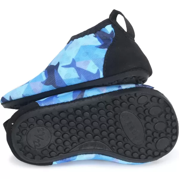 LRUN Baby Water Shoes Barefoot Skin Aqua Sock Swim Shoes for Beach Swim Pool Infant Swim ShoesBlue