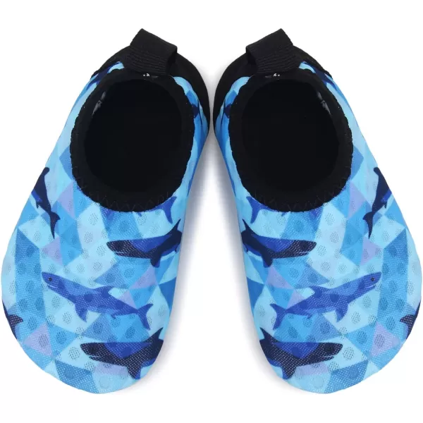 LRUN Baby Water Shoes Barefoot Skin Aqua Sock Swim Shoes for Beach Swim Pool Infant Swim ShoesBlue