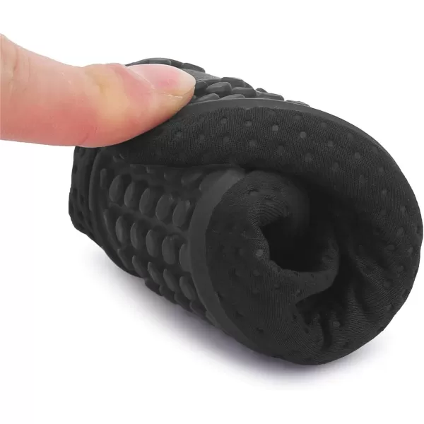 LRUN Baby Water Shoes Barefoot Skin Aqua Sock Swim Shoes for Beach Swim Pool Infant Swim ShoesDotblack