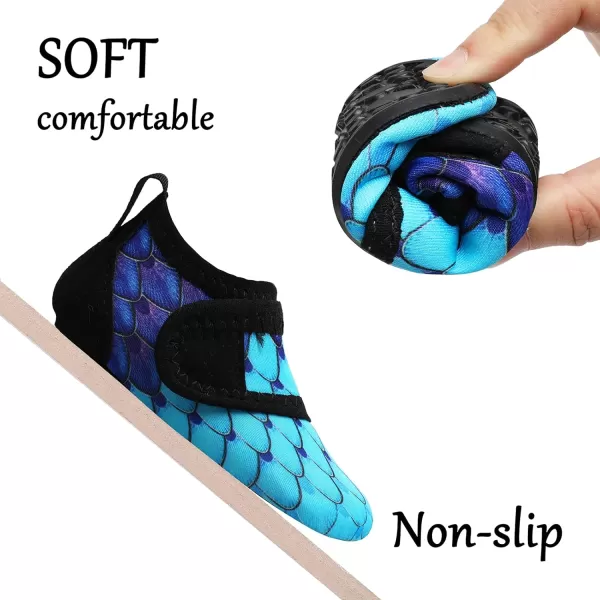 LRUN Baby Water Shoes Barefoot Skin Aqua Sock Swim Shoes for Beach Swim Pool Infant Swim ShoesFeather