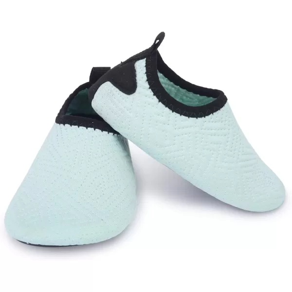 LRUN Baby Water Shoes Barefoot Skin Aqua Sock Swim Shoes for Beach Swim Pool Infant Swim ShoesLight Green