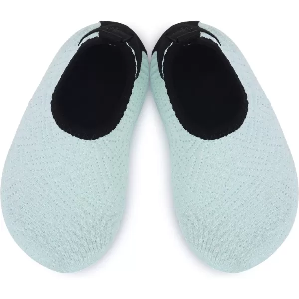 LRUN Baby Water Shoes Barefoot Skin Aqua Sock Swim Shoes for Beach Swim Pool Infant Swim ShoesLight Green