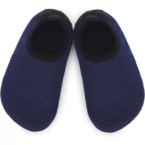 LRUN Baby Water Shoes Barefoot Skin Aqua Sock Swim Shoes for Beach Swim Pool Infant Swim ShoesNavy
