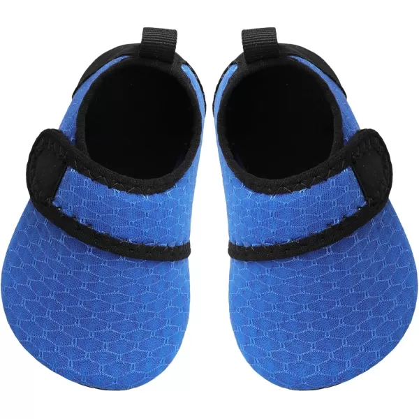 LRUN Baby Water Shoes Barefoot Skin Aqua Sock Swim Shoes for Beach Swim Pool Infant Swim ShoesNavynew