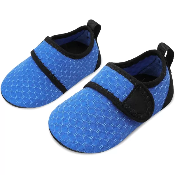 LRUN Baby Water Shoes Barefoot Skin Aqua Sock Swim Shoes for Beach Swim Pool Infant Swim ShoesNavynew