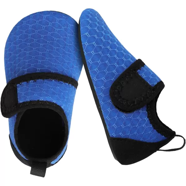 LRUN Baby Water Shoes Barefoot Skin Aqua Sock Swim Shoes for Beach Swim Pool Infant Swim ShoesNavynew