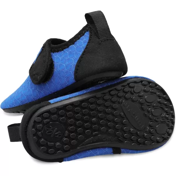 LRUN Baby Water Shoes Barefoot Skin Aqua Sock Swim Shoes for Beach Swim Pool Infant Swim ShoesNavynew