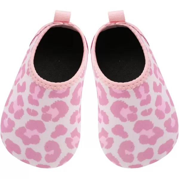 LRUN Baby Water Shoes Barefoot Skin Aqua Sock Swim Shoes for Beach Swim Pool Infant Swim ShoesPink Lips