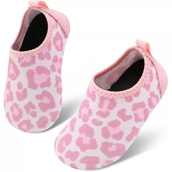 LRUN Baby Water Shoes Barefoot Skin Aqua Sock Swim Shoes for Beach Swim Pool Infant Swim ShoesPink Lips
