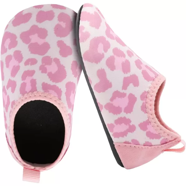 LRUN Baby Water Shoes Barefoot Skin Aqua Sock Swim Shoes for Beach Swim Pool Infant Swim ShoesPink Lips
