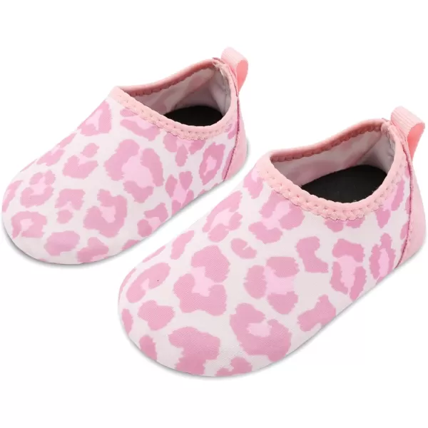 LRUN Baby Water Shoes Barefoot Skin Aqua Sock Swim Shoes for Beach Swim Pool Infant Swim ShoesPink Lips