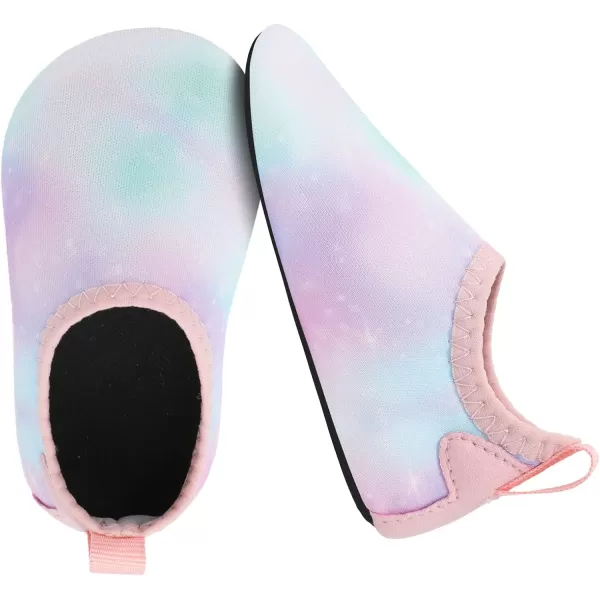 LRUN Baby Water Shoes Barefoot Skin Aqua Sock Swim Shoes for Beach Swim Pool Infant Swim ShoesSky Purple