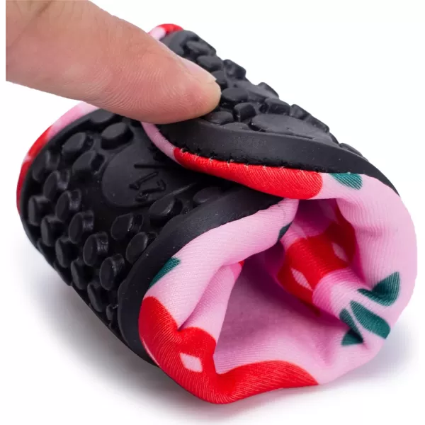 LRUN Baby Water Shoes Barefoot Skin Aqua Sock Swim Shoes for Beach Swim Pool Infant Swim ShoesStrawberry