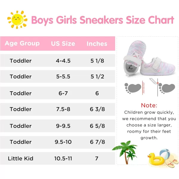 LRUN Barefoot Shoes Toddler Sneakers Boys Girls Lightweight Shoes Knit Kids Walking Shoes for Indoor OutdoorWhite Mix