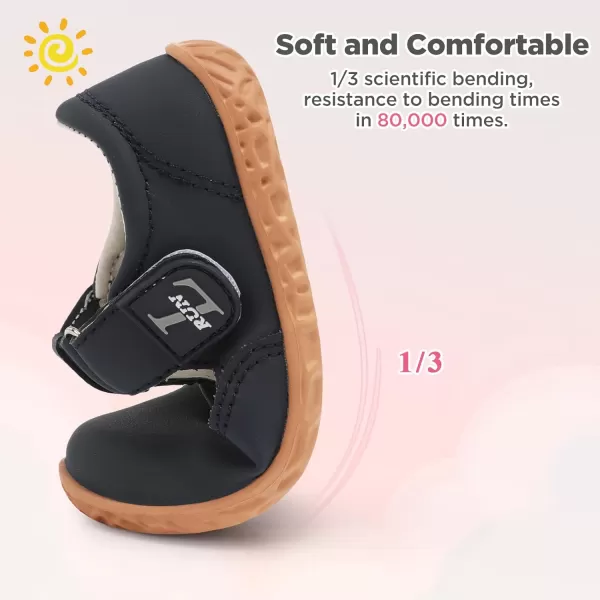 LRUN Toddler Girls Dress Shoes Lightweight Mary Jane Shoes for Girls AntiSlip School Shoes for Toddler GirlsNavy