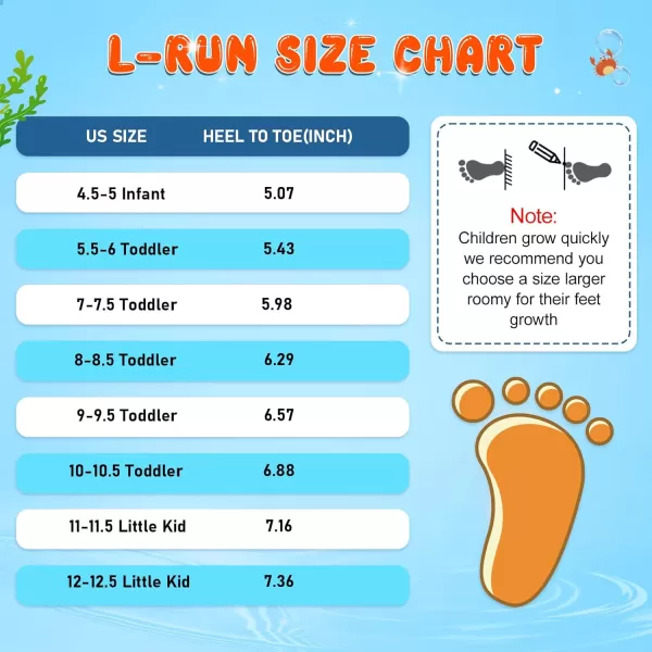 LRUN Toddler Shoes Boys Girls Barefoot Sneaker NonSlip Kids Water Shoes Wide Walking Shoes Baby Quick Dry Breathable Summer Socks Shoes for Outdoor IndoorGrey