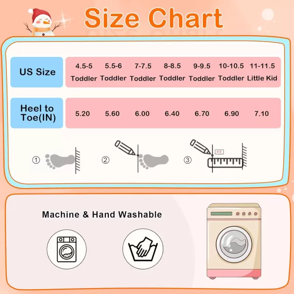 LRUN Toddler Slippers for Girls Boys Warm Household Shoes Kids Winter Slippers with Microfleece Lining for Indoor OutdoorPink Fish Scale