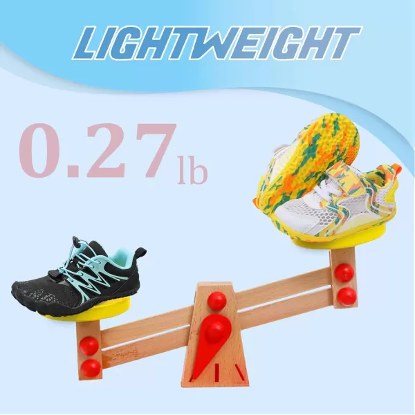 LRUN Toddler Sneakers Boys Girls Barefoot Summer Walking Shoes Toddler Boy Tennis Shoes Mesh LightweightWhite Yellow