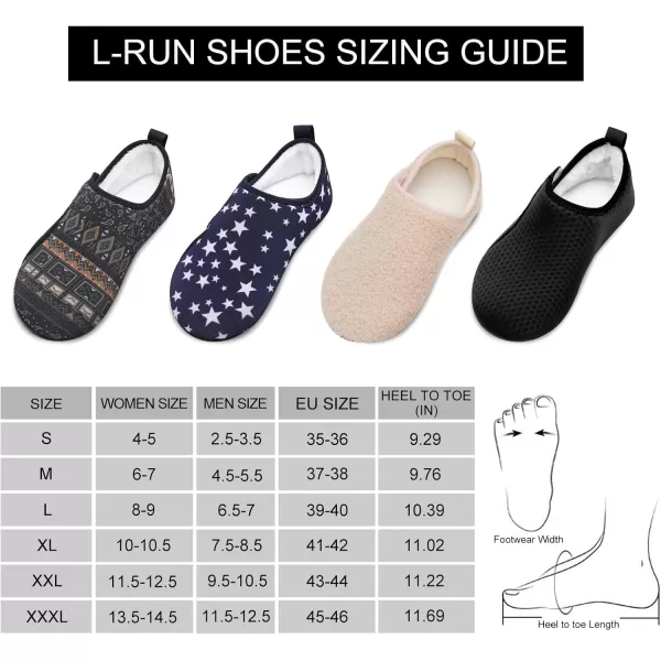 LRUN Womens Mens House Slippers Indoor Home Shoes Warm Barefoot Slippers Outdoor House Shoes AntislipBeige