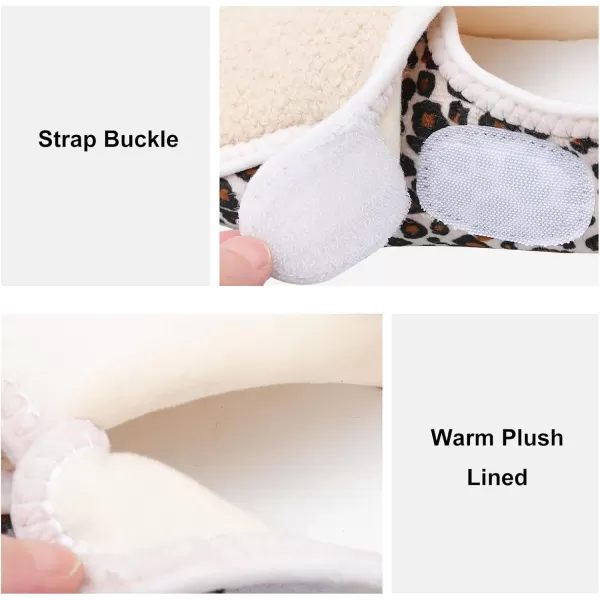 LRUN Womens Mens House Slippers Indoor Home Shoes Warm Barefoot Slippers Outdoor House Shoes AntislipBeige Curls