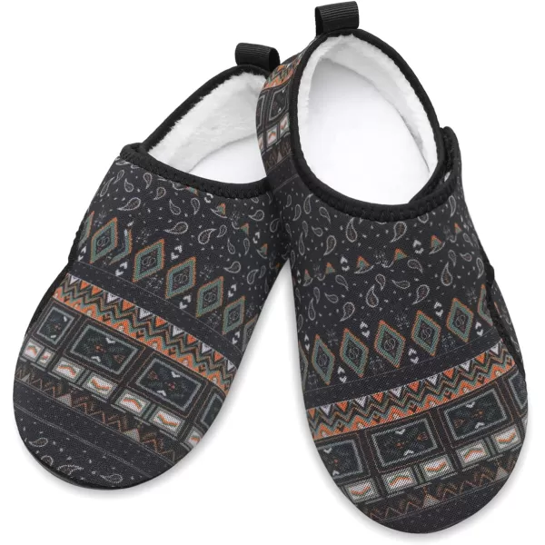 LRUN Womens Mens House Slippers Indoor Home Shoes Warm Barefoot Slippers Outdoor House Shoes AntislipBohemia
