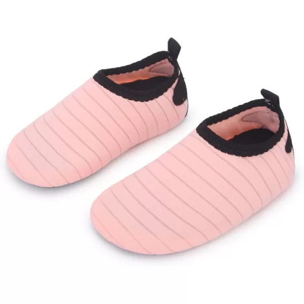 LRUN Baby Water Shoes Barefoot Skin Aqua Sock Swim Shoes for Beach Swim Pool Infant Swim ShoesApricot