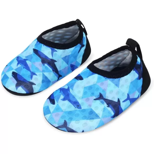 LRUN Baby Water Shoes Barefoot Skin Aqua Sock Swim Shoes for Beach Swim Pool Infant Swim ShoesBlue