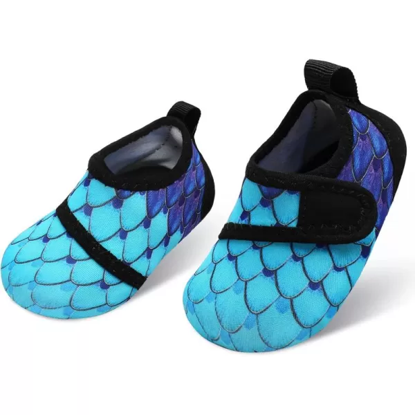 LRUN Baby Water Shoes Barefoot Skin Aqua Sock Swim Shoes for Beach Swim Pool Infant Swim ShoesFeather