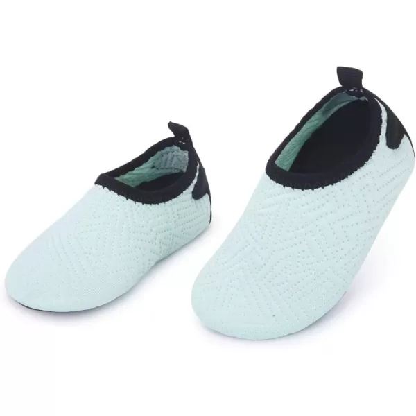 LRUN Baby Water Shoes Barefoot Skin Aqua Sock Swim Shoes for Beach Swim Pool Infant Swim ShoesLight Green