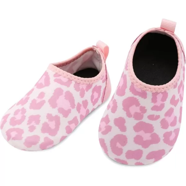 LRUN Baby Water Shoes Barefoot Skin Aqua Sock Swim Shoes for Beach Swim Pool Infant Swim ShoesPink Lips