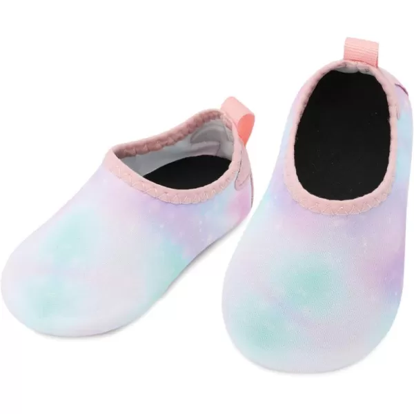 LRUN Baby Water Shoes Barefoot Skin Aqua Sock Swim Shoes for Beach Swim Pool Infant Swim ShoesSky Purple