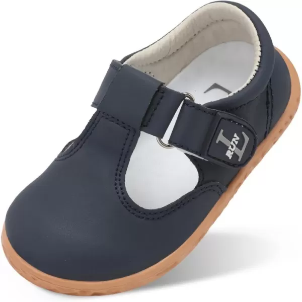 LRUN Toddler Girls Dress Shoes Lightweight Mary Jane Shoes for Girls AntiSlip School Shoes for Toddler GirlsNavy