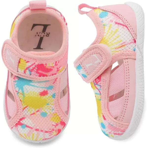 LRUN Toddler Shoes Barefoot Kids Sneakers Wide Minimalist Boys Girls Summer Footwear for Indoor Outdoor Walking RunningDrawings