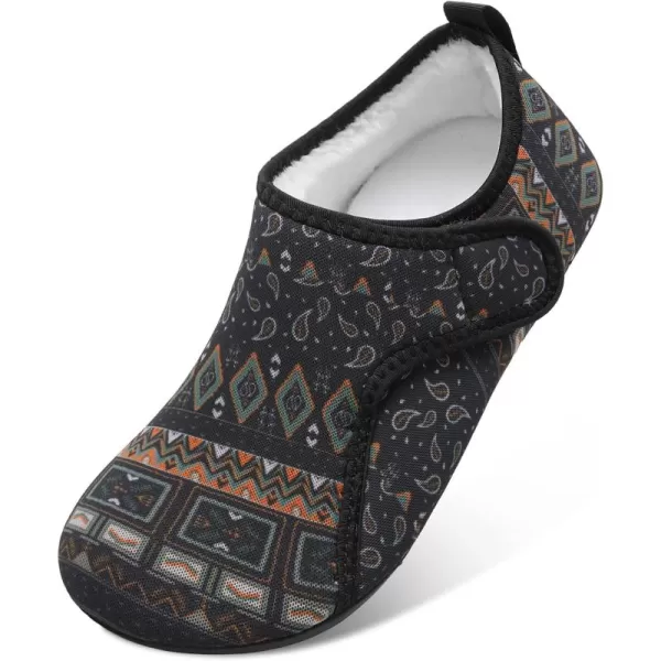 LRUN Womens Mens House Slippers Indoor Home Shoes Warm Barefoot Slippers Outdoor House Shoes AntislipBohemia