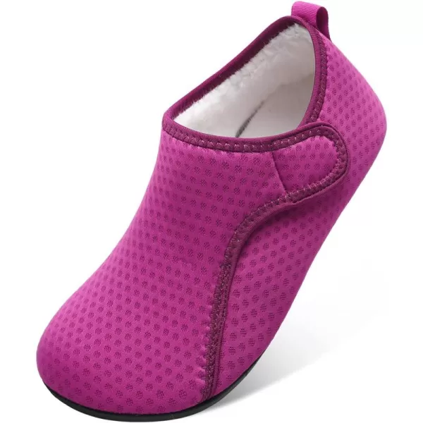LRUN Womens Mens House Slippers Indoor Home Shoes Warm Barefoot Slippers Outdoor House Shoes AntislipPurple