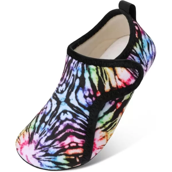 LRUN Womens Mens House Slippers Indoor Home Shoes Warm Barefoot Slippers Outdoor House Shoes AntislipTie Dye