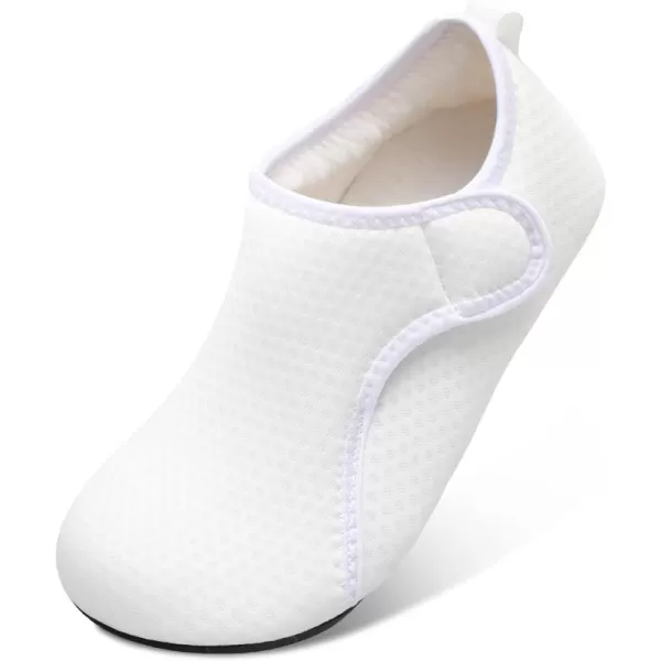 LRUN Womens Mens House Slippers Indoor Home Shoes Warm Barefoot Slippers Outdoor House Shoes AntislipWhite