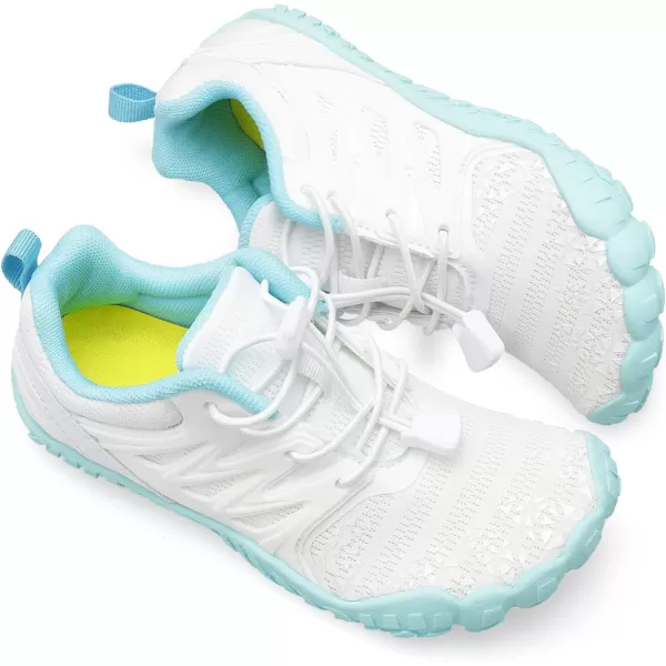 LRUN Kids Water Shoes Boys Girls Barefoot Water Hiking Shoes Indoor Outdoor Quick Dry Athletic Sneaker ShoesWhite